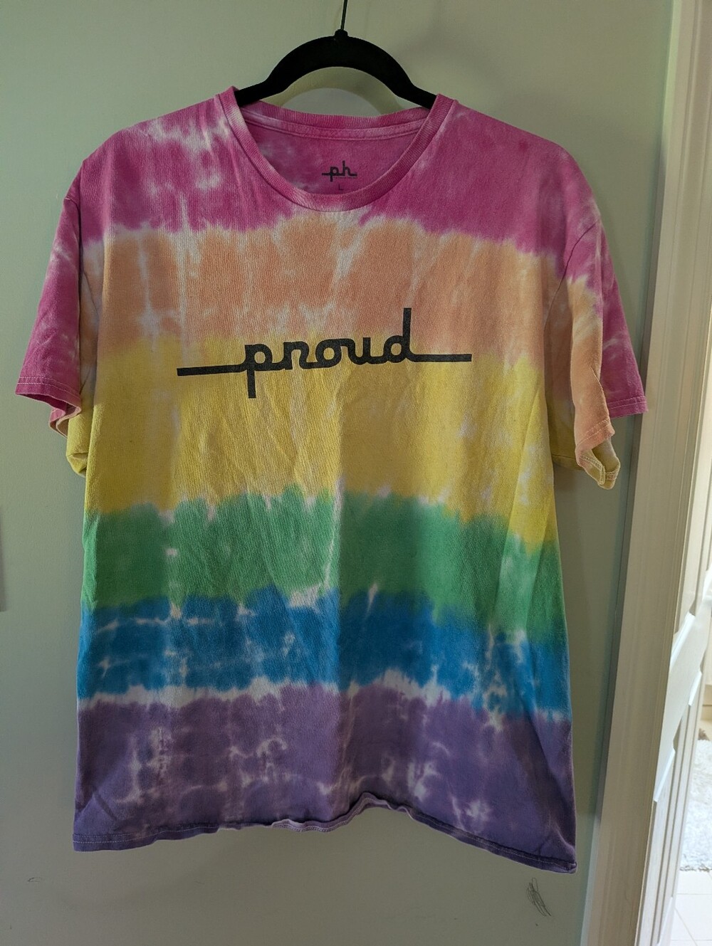 Proud Tie-Dye Rainbow Tee